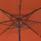 vidaXL - Vierkante - Tuinparasol - 295x245 - cm - Terracotta
