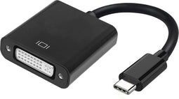 USB C to DVI Adapter Aisens A109-0346 Black 15 cm
