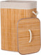 Infinity Goods Bamboe Wasmand - Wassorteerder - 72 Liter - Natuurlijk Bruin