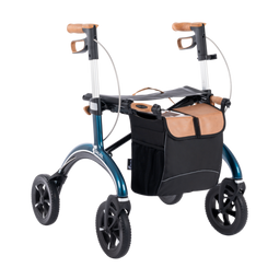 Saljol Carbon Rollator - Ultralicht 5,6 kg - Max 150 kg - British Racing Green
