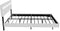 Zwevend Bed Lissabon - 140x200cm - LED Verlichting - Wit