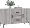 vidaXL - Dressoir - 100x36x60 - cm - bewerkt - hout - grijs - sonoma - eikenkleurig