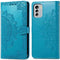 iMoshion Hoesje Geschikt voor Nokia G60 Hoesje Met Pasjeshouder - iMoshion Mandala Bookcase - Turquoise