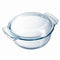 Glazen Braadpan met Deksel - Ronde Ovenschaal 5 Liter