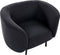 Fauteuil LOEN Stof Zwart