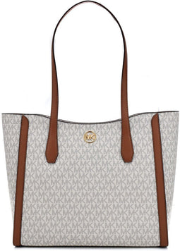 Schoudertas Michael Kors Leida Beige 34 x 29 x 12 cm