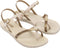 Ipanema Fashion Sandal - Platte sandalen - Verstelbaar gespje - Beige/Gold