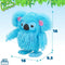 Eolo Knuffel Eolo Jiggly Pets Koala 18 X 16 X 9,5 Cm (4 Stuks)