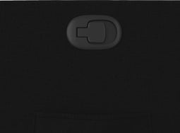 Fauteuil verstelbaar stof zwart