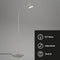 BRILONER Brello - Vloerlamp - verstelbaar flexibel - E27 fitting - chroom - 152cm