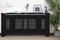 Radiator Ombouw - Verwarming Omkasting - Variabele Breedte 140-190 cm - Zwart