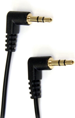 Startech - 3.5mm Haakse Stereo Audio Kabel - 90cm (0,9m) - Zwart