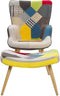 Beliani VEJLE - Chesterfield fauteuil - Multicolor - Kunststof