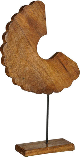 Mica Decorations Decoratief Object Petra - 47x23x8 cm - Hout - Bruin