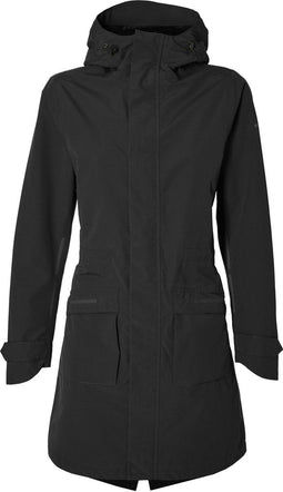 Basil Mosse - Parka Regenjas - Waterdicht en ademend - Zwart - Maat L