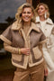 NUKUS Athena Gilet - Blazer zonder mouwen - Taupe - Maat S