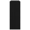 vidaXL - Consoletafel - Zwart - Eiken - 105x30x80 - cm - Geengineerd - Hout