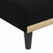 vidaXL - Chaise - longue - stof - zwart