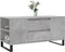 vidaXL - Salontafel - 102x44,5x50 - cm - bewerkt - hout - betongrijs