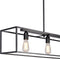Atmooz - Hanglamp Dixon 125 - Industrieel - Woonkamer / Slaapkamer / Eetkamer - Plafondlamp - Zwart - Hoogte 115cm - Metaal