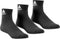 adidas Ankle Socks (3-pack) Sokken (regular) - Maat 39-42 - Unisex - zwart/wit