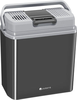 Juskys Noordpool - Elektronische Koelbox - 24 Liter - 12 V & 230 V - Grijs