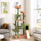 SureDeal® - Cactus Krabpaal - 160 cm - Pluche - Sisal - 4 Niveaus - Groen/Bruin - Anti-kantelband