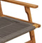 vidaXL - Ligbank - Grijs - 76x122x73 - cm - Massief - Acaciahout