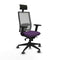 Bureaustoel met hoofdsteun Piqueras y Crespo 2D066G1 Paars