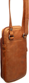 Leren Telefoontasje Cognac Valdes