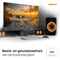 Drivv. Displayport Kabel - 8K 60Hz - 4K 144 Hz - 32,4GBps - Displayport 1.4 - DP Kabel - 2 meter - O