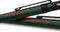 rOtring 500 vulpotlood | 0,5 mm HB-stift | Groene zeshoekige kunststof behuizing en antislip getextureerde metalen grip