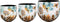 TS Collection - Bloempot Fresia fresh - 33x28 - Metaal & Epoxy - Exclusieve woonitems voor binnen - Handgemaakt - Unieke print - Designed by Lammie