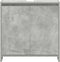 vidaXL - Wastafelkast - 60x33x60 - cm - bewerkt - hout - betongrijs