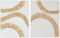 Canvas Home ESPRIT Wit Natuurlijk Boho 60 x 3 x 80 cm (2 Stuks)