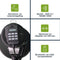 Velleman Megafoonset 50W - Sirene - 700s opname Bluetooth - Mat zwart
