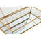 Doos-Juwelenkistje Home ESPRIT Gouden Metaal Kristal 23 X 10 X 5,5 cm