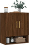 vidaXL - Wandkast - 60x31x70 - cm - bewerkt - hout - bruin - eikenkleur