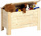 Speelgoedkist met deskel - massief dennenhout - 80cm x 40cm x 50cm