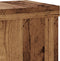 vidaXL - Plantenstandaards - 2 - st - 10x10x18 - cm - bewerkt - hout - oud - houtkleurig