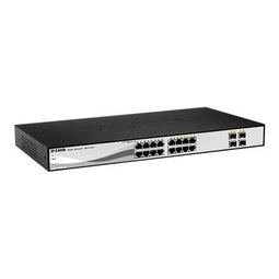 D-Link DGS-1210-16 - Managed Switch - 16x 1Gbps Ethernet - 4x Combo SFP