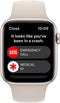Apple Watch SE (2022) - Smartwatch - Gezondheidsmonitoring en valdetectie - Sterrenlicht Aluminium