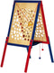 Small Foot 5171 - Houten Klimmuur XXL - Inklapbaar met schroefpoten - Blauw