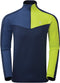 Dare 2b Longsleeve Depose Heren Polyester Blauw/lime Maat Xs