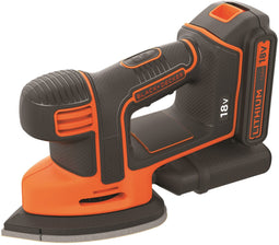 BLACK+DECKER BDCDS18-QW - 18V Mouse detailschuurmachine - 12000 schuurbewegingen per minuut - (3x schuurpapier)