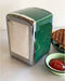CABANAZ - tissuedispenser, metaal / chroom, TISSUE DISPENSER, donkergroen