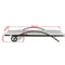 vidaXL - Ligbed - met - kussen - en - wieltjes - poly - rattan - bruin