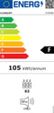 Climadiff CLS65B1 - Wijnkoelkast - 63 flessen - Mat zwart