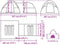 vidaXL - Tent - 5-persoons - waterdicht - blauw