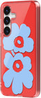 Samsung Galaxy S25 - Hybrid Case - Marimekko Unikko Bloemenprint - Rood